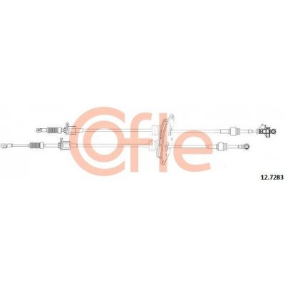 Tažné lanko, ruční převodovka COFLE 12.7283 (127283) – Zbozi.Blesk.cz