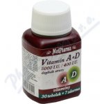 MedPharma Vitamín A + D 37 kapslí – Hledejceny.cz