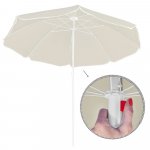 Zahradní slunečník 145 cm SPRINGOS CLASSIC BU0024 světle béžový – Hledejceny.cz