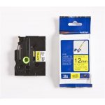 Brother , FLE-6511, černý tisk/žlutý podklad, nelaminovaná, 21mm, 45mm x 10.5mm, 72ks – Zboží Mobilmania