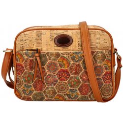 crossbody dámská kabelka v korkovém designu A2132 typ 13