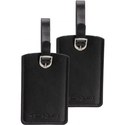 Samsonite Rectangle Luggage Tag x2 CO1-09051 Black – Zboží Dáma