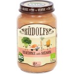 Rudolfs BIO zelenina s lososem 190 g – Zboží Dáma
