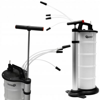 Odsávačka oleje vakuová 9 l, ruční, 4 hadice | Zboží Auto