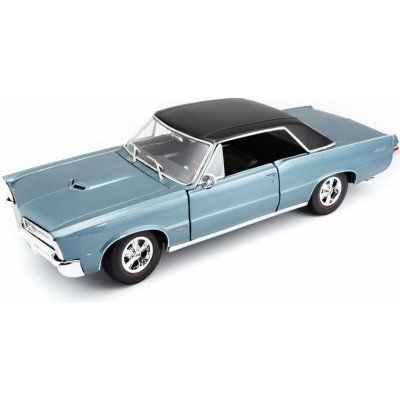 MaistoPontiac GTO 1965 barva modrá 1:18 – Zboží Mobilmania