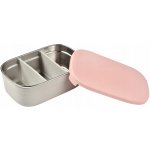 BEABA ® nerezová krabička na oběd velvet grey/ dusty pink – Zboží Dáma