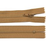 Spirálový zip no.3 nerozepínací 45cm - více barev color: 690 karamelová hnědá – Hledejceny.cz
