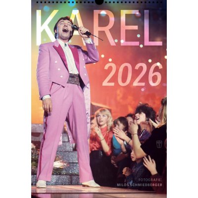Karel Gott, nástěnný 2026 – Zboží Dáma