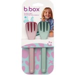 b.box Vidlička a lžička růžová zelená 2 ks – Sleviste.cz