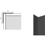 Acara lišta k ochraně rohu černá W5 15x15 mm 2,9 m – Sleviste.cz