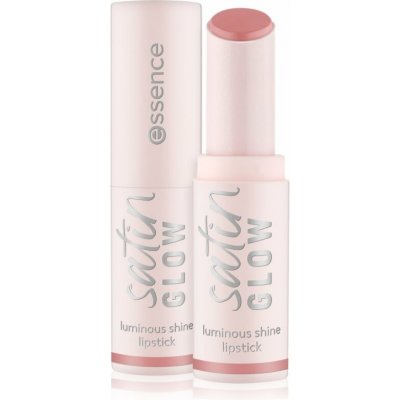 essence satin GLOW krémová rtěnka se saténovým finišem 02 Blushin It 3,5 g – Sleviste.cz