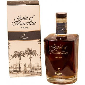 Gold of Mauritius Solera Dark Rum 5y 40% 0,7 l (karton)