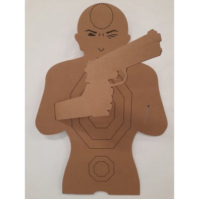 Kartonový terč Real Target muž zbraň 2 – Zboží Dáma