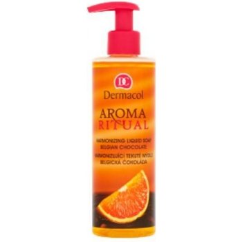 Dermacol Aroma Ritual Belgická čokoláda Harmonizující tekuté mýdlo na ruce 250 ml