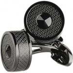 Montegrappa Classic manžetové knoflíčky filigrán všechny černé – Zboží Dáma