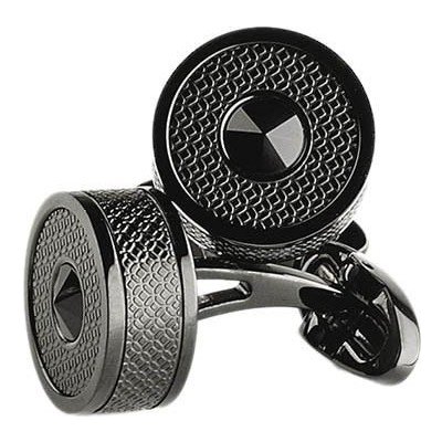 Montegrappa Classic manžetové knoflíčky filigrán všechny černé – Zboží Dáma