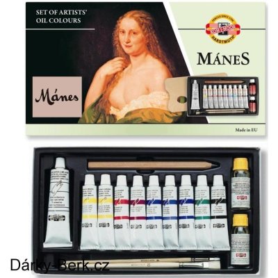 Koh-i-noor kazeta olejových barev MÁNES – Zboží Dáma