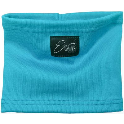 ESITO Nákrčník žebro mimi Color Turquoise tyrkysová – Zboží Dáma