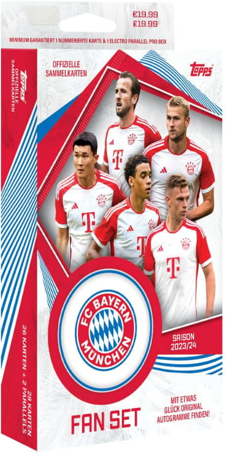 Topps Fan BAYERN MNICHOV 2023/24 Set karet