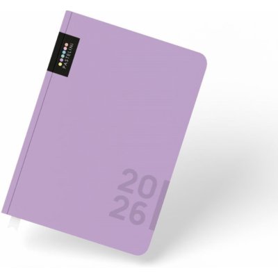 Pastelini A5 denní 2026 fialová – Sleviste.cz
