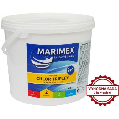 Marimex 19900031 Chlor Triplex 2x4,6kg – Hledejceny.cz