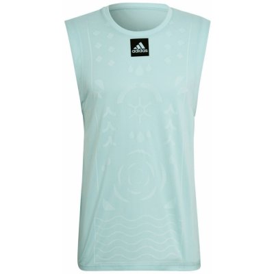 adidas Paris Sleevelss aqua – Zboží Mobilmania