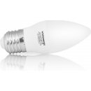 Whitenergy LED žárovka SMD2835 C37 E27 5W studená bílá