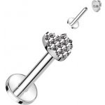 Šperky4U piercing do brady labreta titan TIT1298-1208 – Zboží Dáma