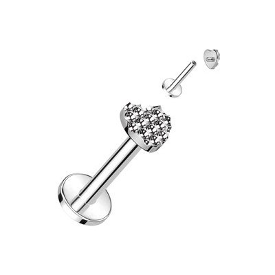 Šperky4U piercing do brady labreta titan TIT1298-1208 – Zboží Dáma