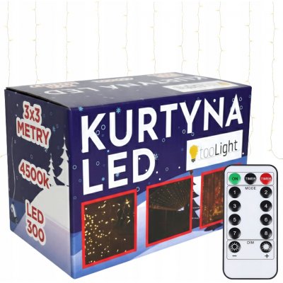TOOLIGHT Závěs / Světelný řetěz 300 LED GL2001 – Hledejceny.cz