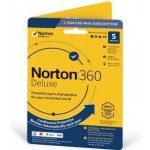 Norton 360 DELUXE 50GB + VPN 1 lic. 5 lic. 12 mes. (21405797) – Zboží Živě