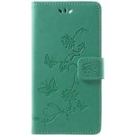 Pouzdro Flower PU kožené peněženkové Honor 9X Lite - zelené – Zboží Živě Pouzdro Flower PU kožené peněženkové Honor 9X Lite - zelené – Zboží Živě