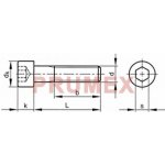 Šroub válcová hlava - inbus DIN 912 M3x8-8.8 pozink – HobbyKompas.cz