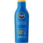 Nivea Sun Protect & Moisture hydratační mléko na opalování SPF50+ 200 ml – Zboží Dáma