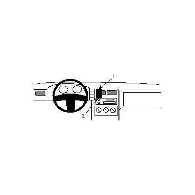 Brodit ProClip montážní konzole na palubní desku pro Volkswagen Caddy Van/Combi 95-05, 852058 – Zbozi.Blesk.cz