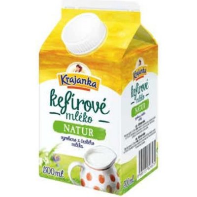 Krajanka Mléko kefírové 1% 500ml – Zboží Dáma
