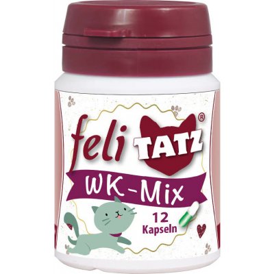 Odčervovací byliny pro kočky feli TATZ cdVet 12 kapslí – Zboží Dáma