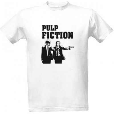 Tričko s potiskem Pulp Fiction pánské bílá