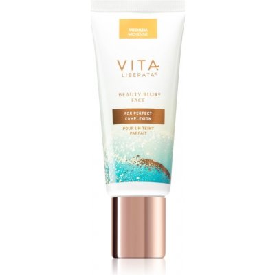 Vita Liberata Beauty Blur Face rozjasňující tónovací krém s vyhlazujícím efektem Medium 30 ml – Zboží Mobilmania