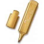 Faber-Castell Textliner 1546 Metallic metalická zlatá 154626 – Zboží Živě