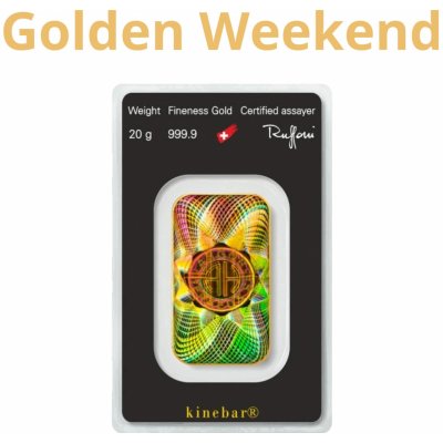 Argor-Heraeus zlatý slitek kinebar 20 g – Zboží Dáma