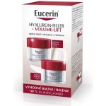 Eucerin Hyaluron-Filler + Volume-Lift denní + noční krém 2x50 ml