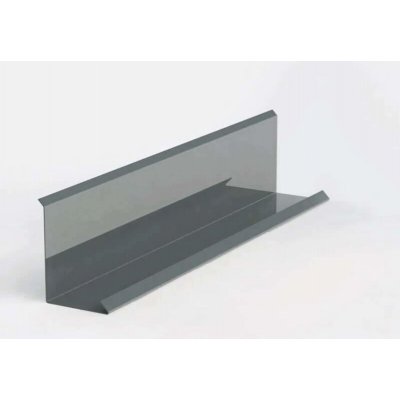 Lemování zdí klasik r.š.250mm Al Hliník 0.7mm lakovaný RAL 7037 prachová šedá STORM dl.2m
