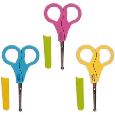 Canpol Babies Nůžky s kulatou špičkou a krytem – Zbozi.Blesk.cz