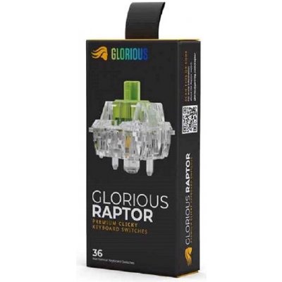 Glorious Raptor Switches lubrikované 36 ks – Zboží Živě