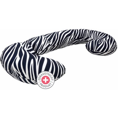 Motherhood Těhotenský polštář modrá zebra – Zboží Mobilmania