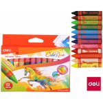 Voskovky DELI 12 barev JUMBO ColoRun EC20900 – Sleviste.cz