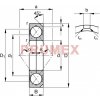 Ložisko kola FAG QJ 338-N2-MPA čtyřbodové ložisko
