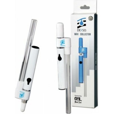 Dexso Oil Black Leaf Sběrač vosku Dabstraw Černý – Zboží Mobilmania