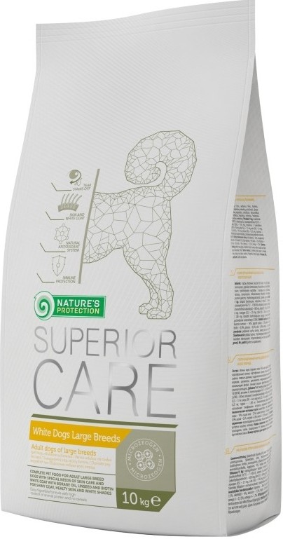 Nature\'s Protection Dog Dry Superior Adult White Large breed 2 x 10 kg